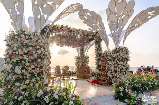 Kaldan Samudhra Wedding, latest decorations, wedding stage decor